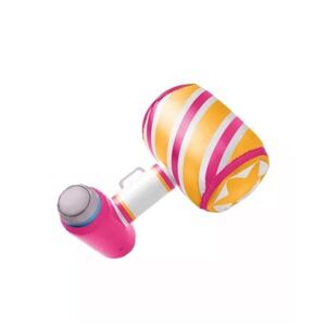 Fall Guys Inflatable Hammer Toy pink orange white